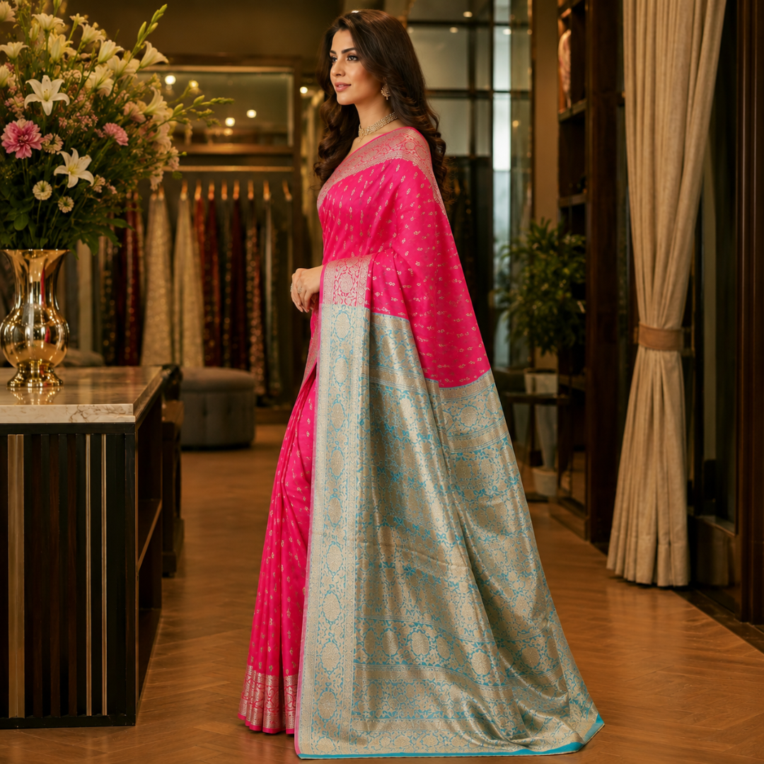 The Jiyana Rani Organza Saree