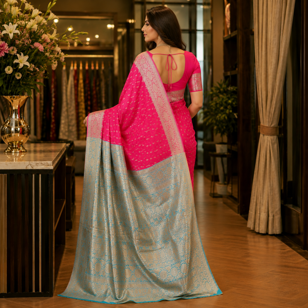 The Jiyana Rani Organza Saree