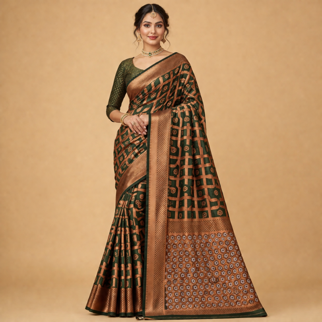 Nayra Rajwada Cotton Silk Saree