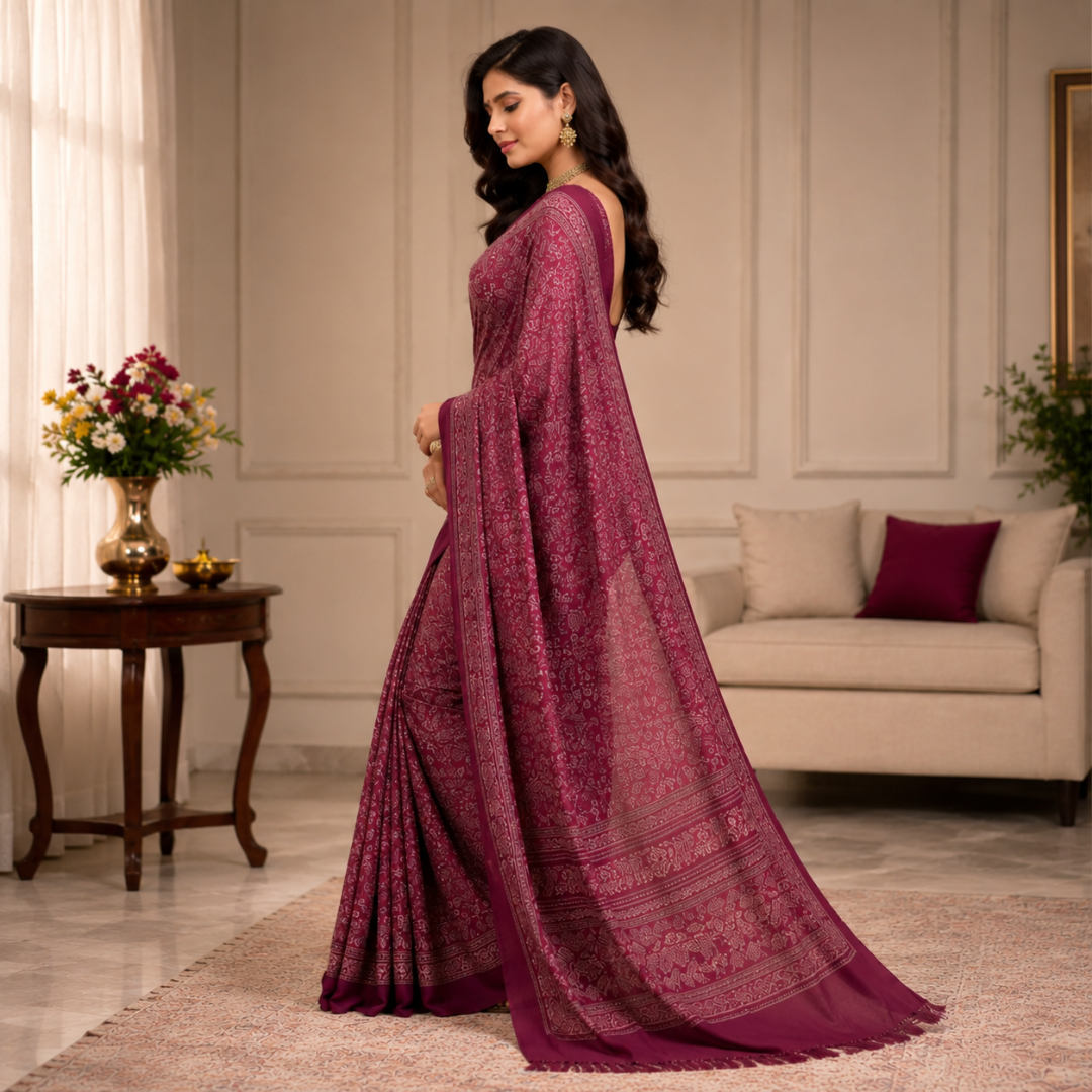 Noor Ajrakh – Mauve