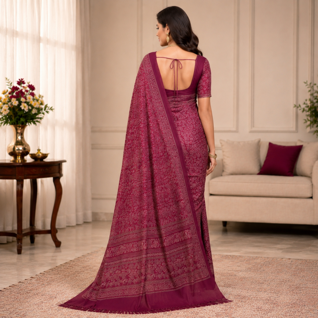 Noor Ajrakh – Mauve