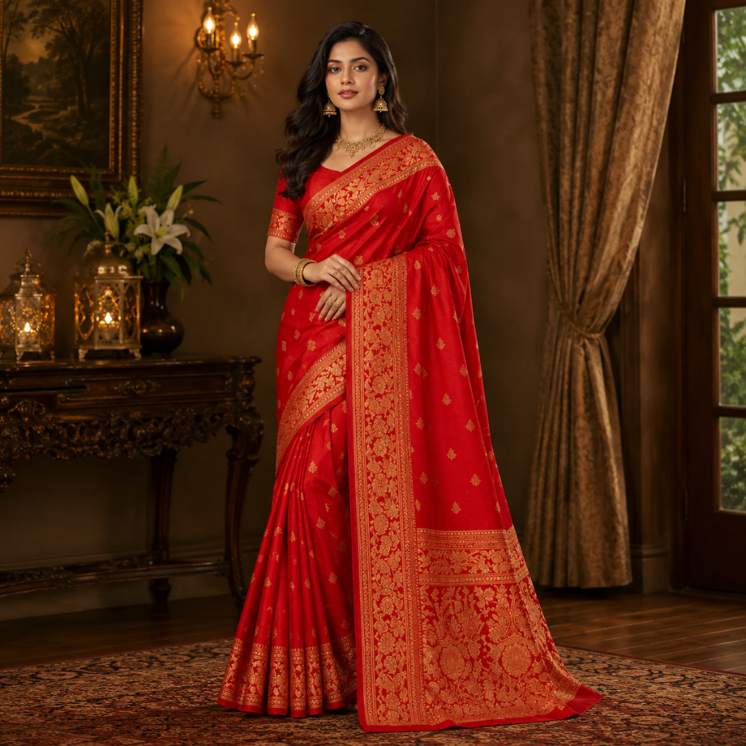 Raktima Royale Cotton Silk Saree