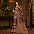 Mridula Meenakari Organza Saree