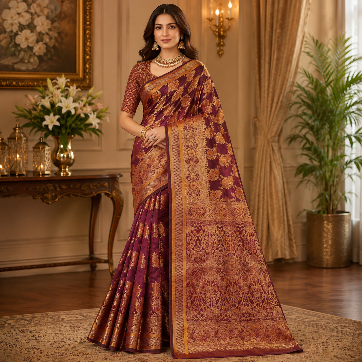 Imperial Kosh Organza Saree