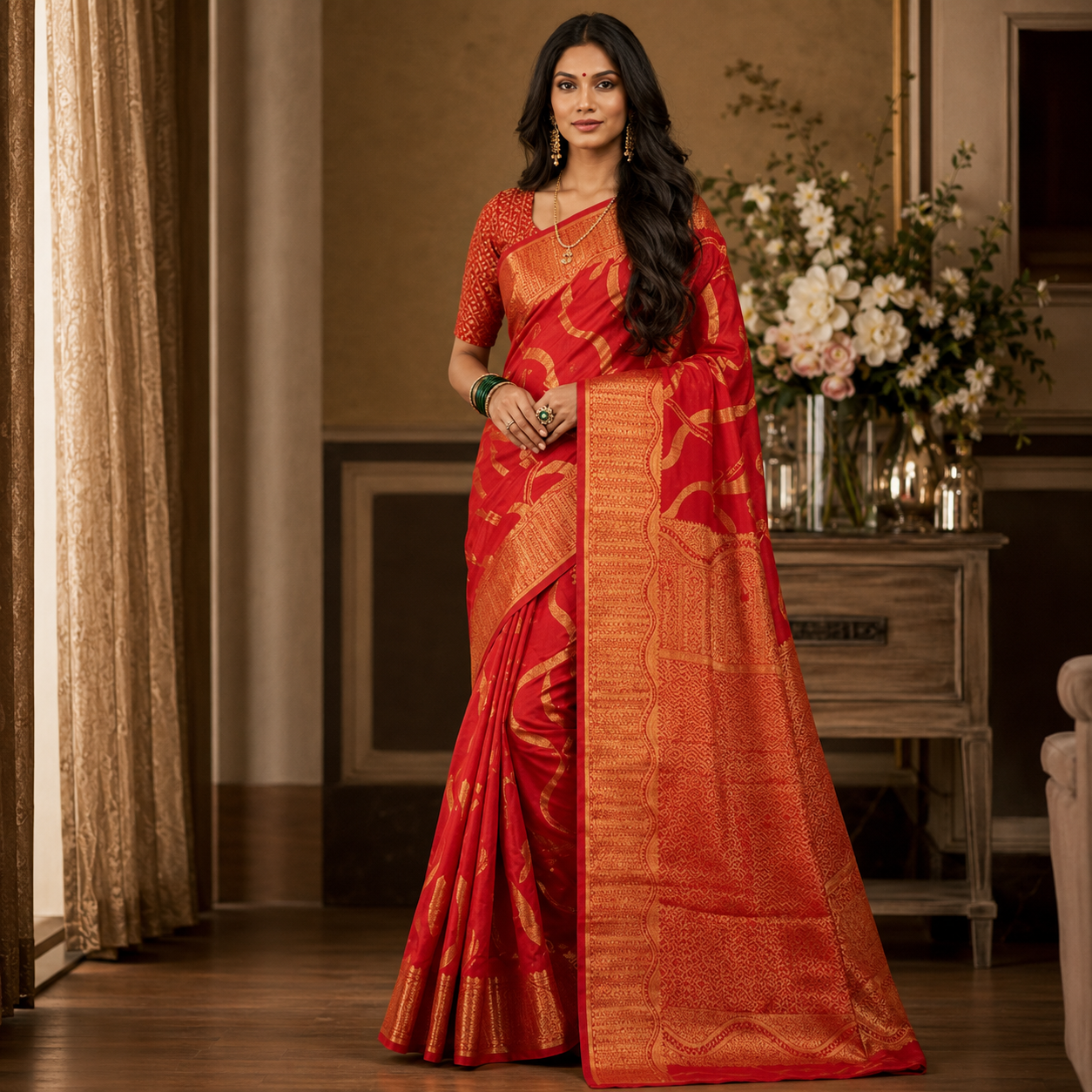 Shahi Rajvastra Cotton Silk Saree