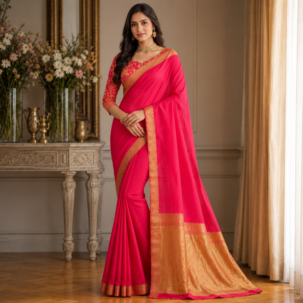 The Ranjini Diamond Chiffon Saree