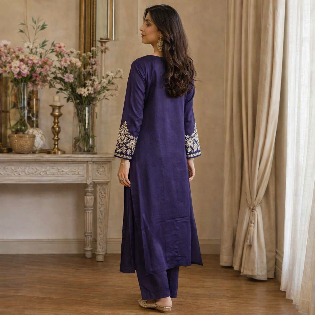 Veloura Royal Orchid Ready-to-wear Dress
