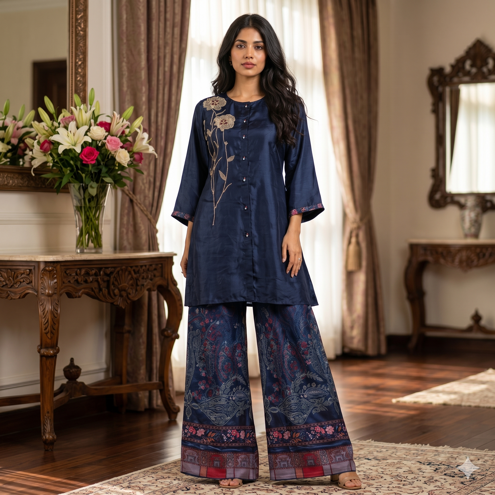 Midnight Gulnaar Co-Ord Set