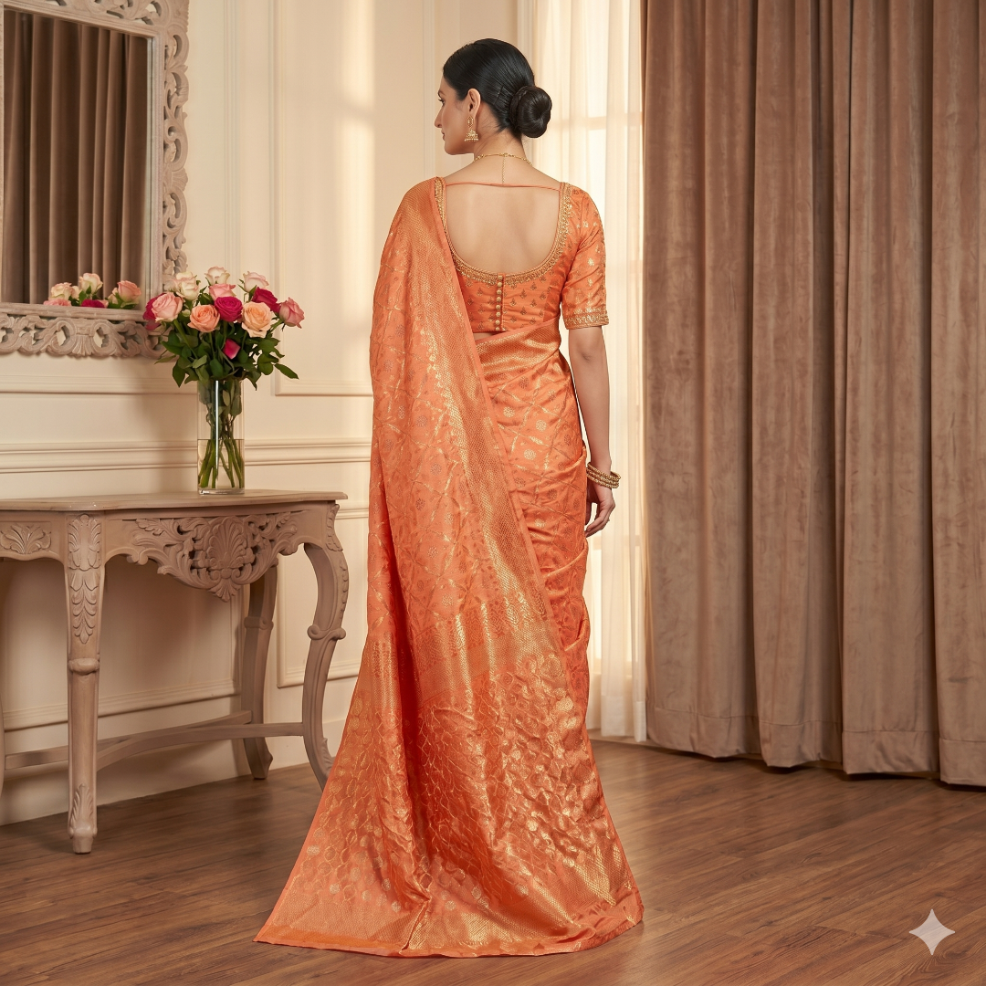 Roshi Zari Silk Saree