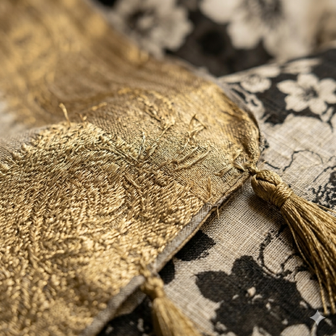 Nooraya Noir Zari Saree