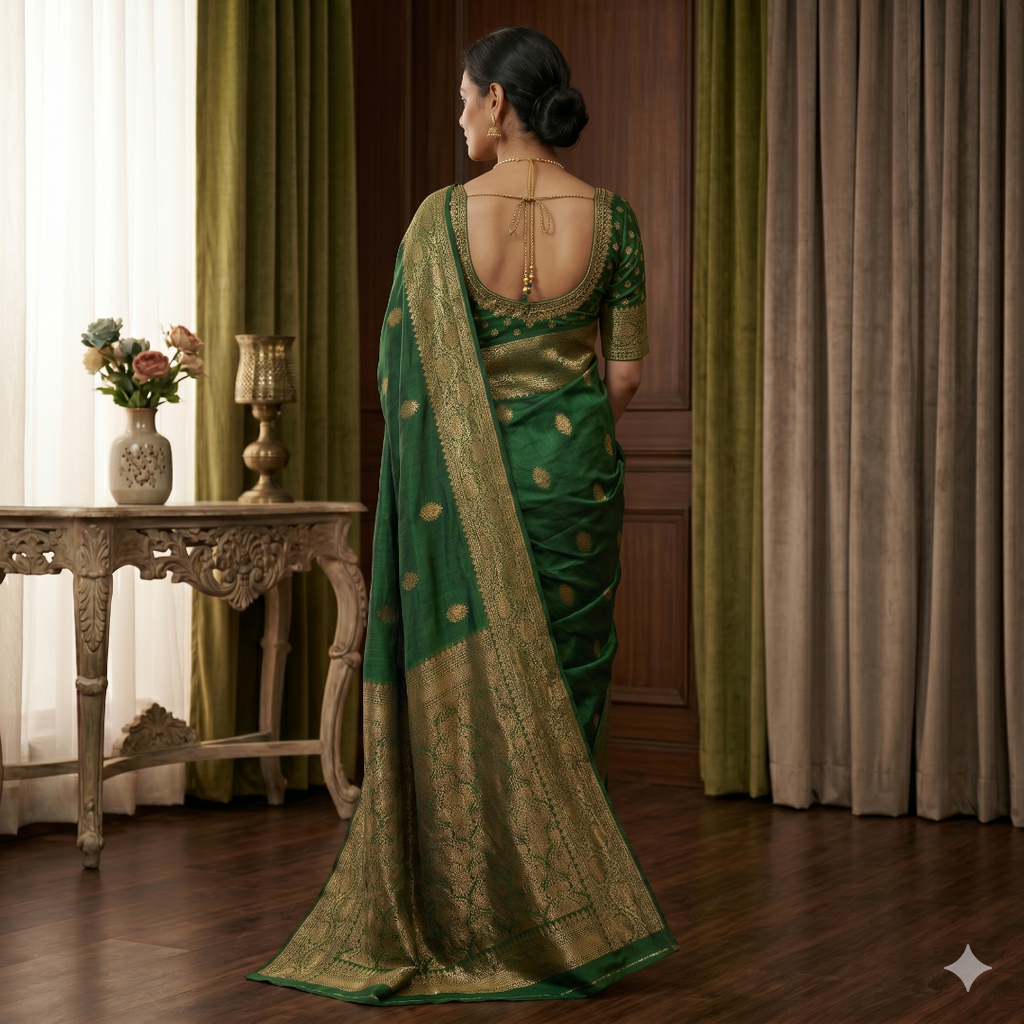 Vana Zari Silk Saree