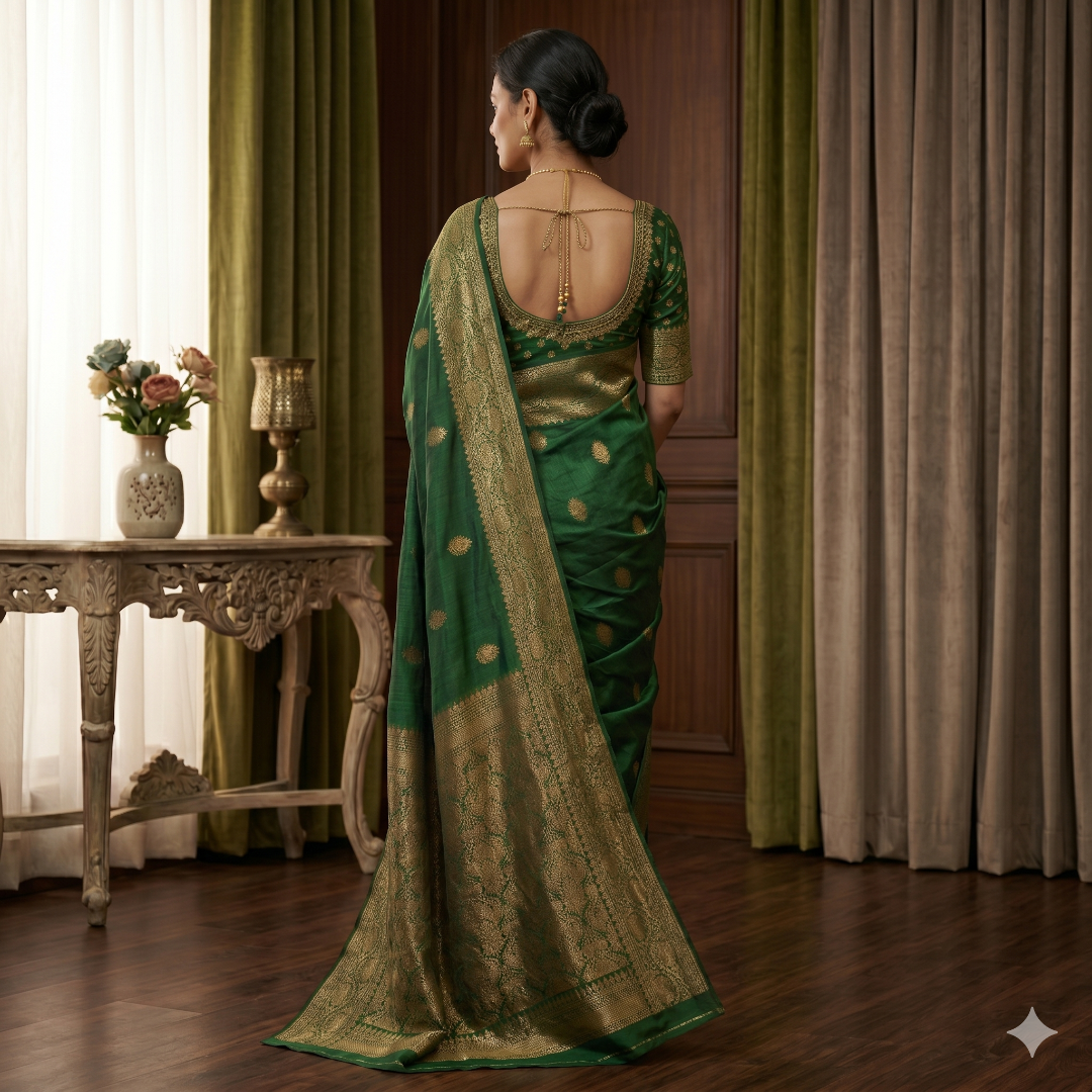 Vana Zari Silk Saree