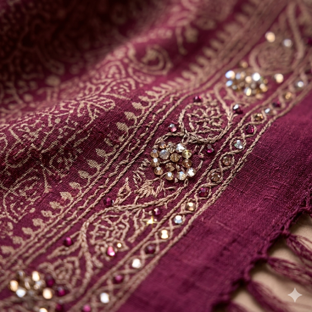 Noor Ajrakh – Mauve