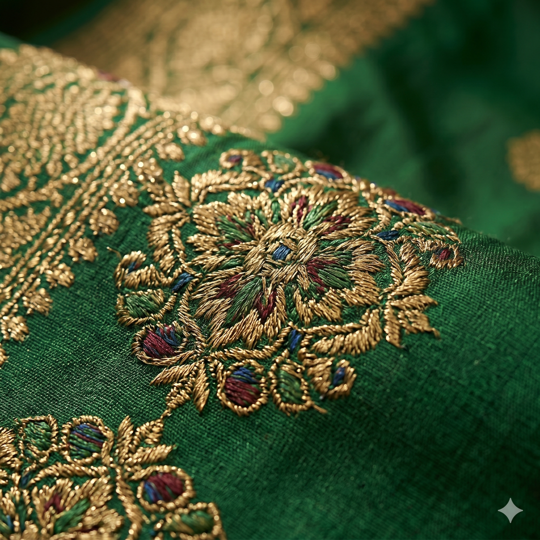 Vana Zari Silk Saree