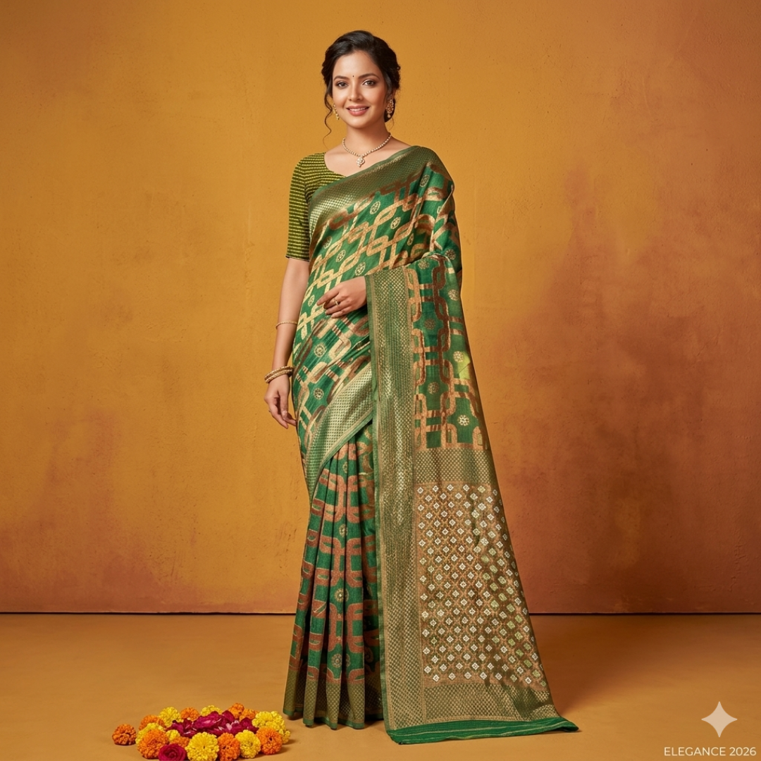 Nayra Rajwada Cotton Silk Saree