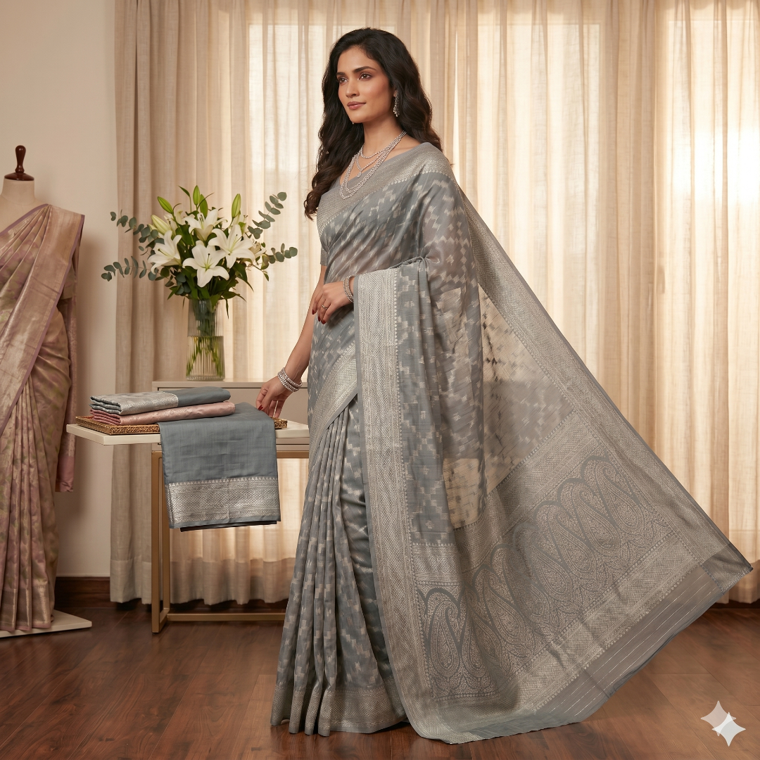 Nitya Kashi Cotton Silk Saree