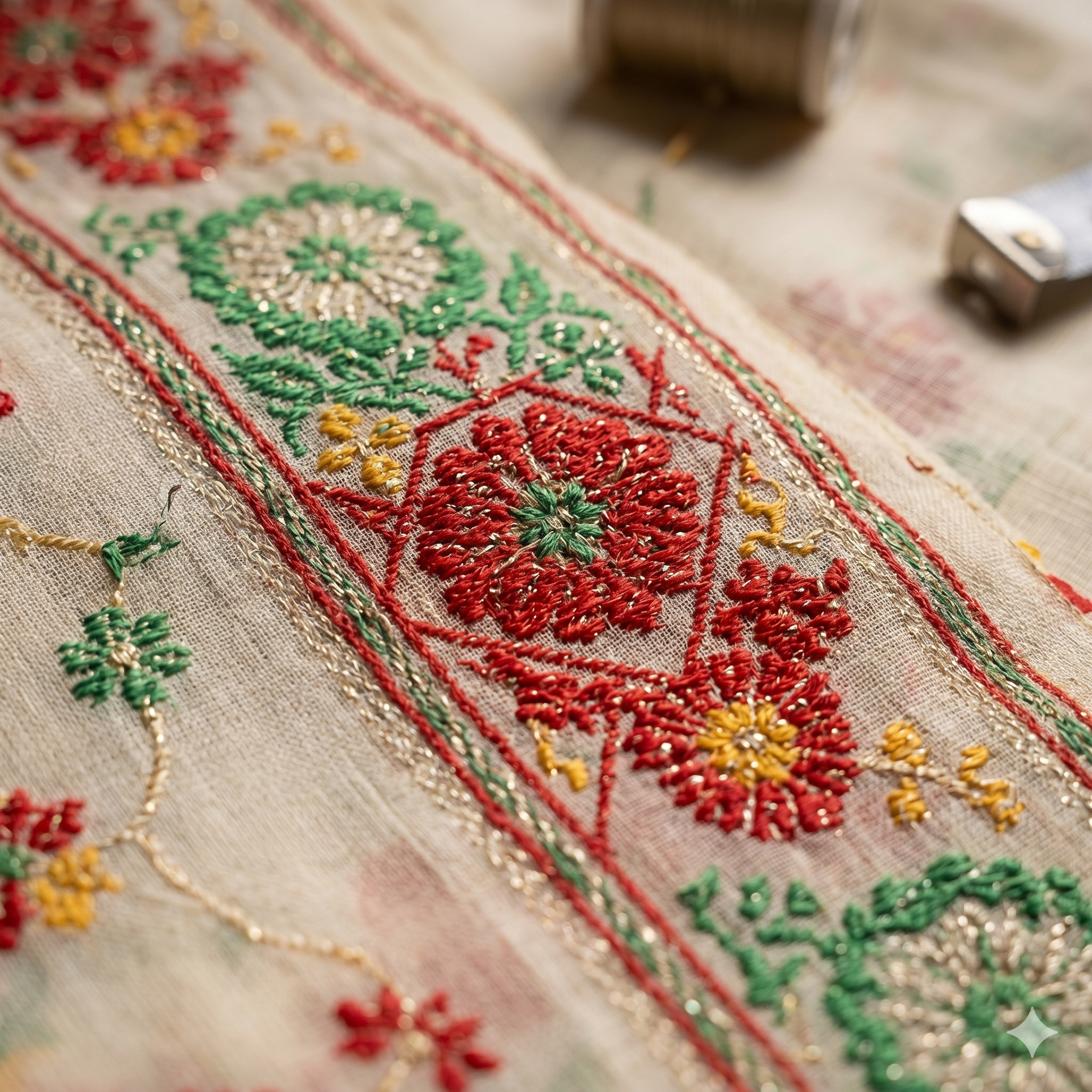 Sonar Tori Jamdani Silk Saree