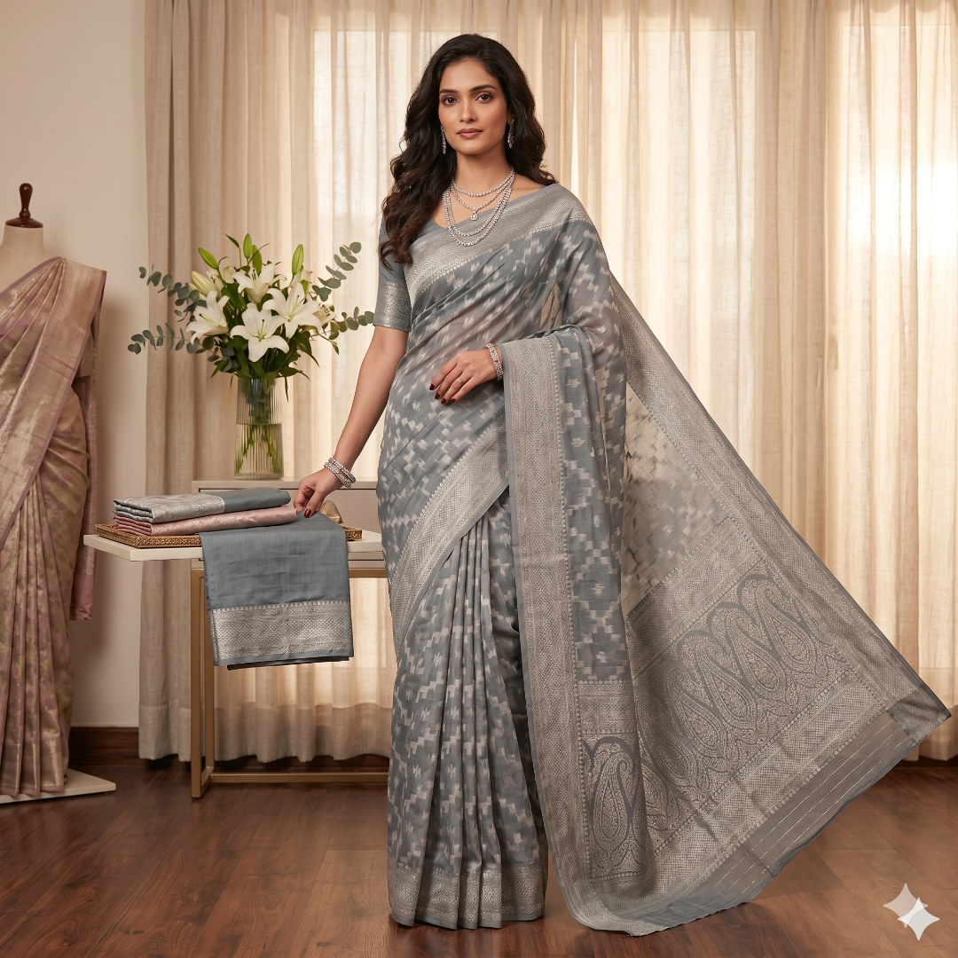 Nitya Kashi Cotton Silk Saree