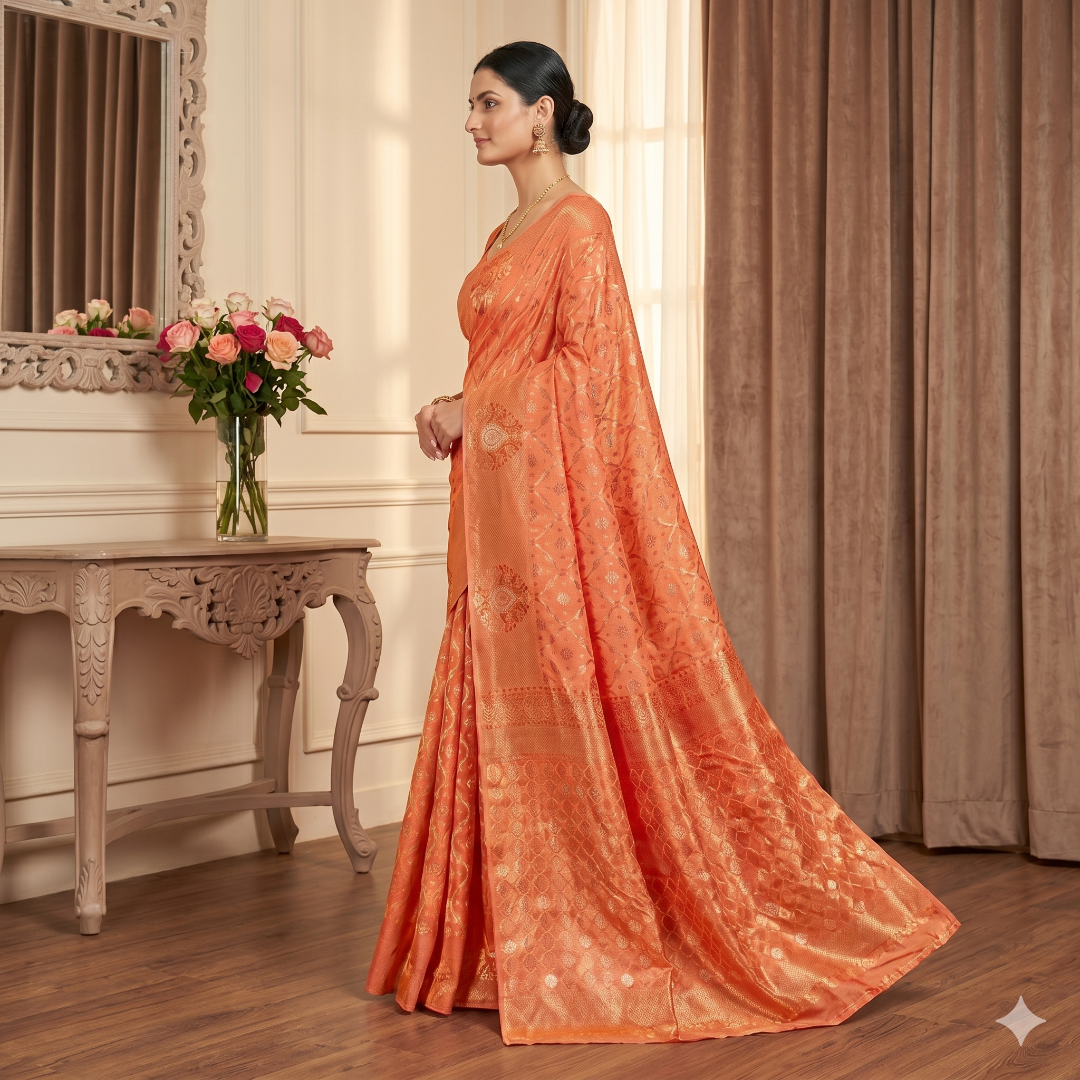 Roshi Zari Silk Saree