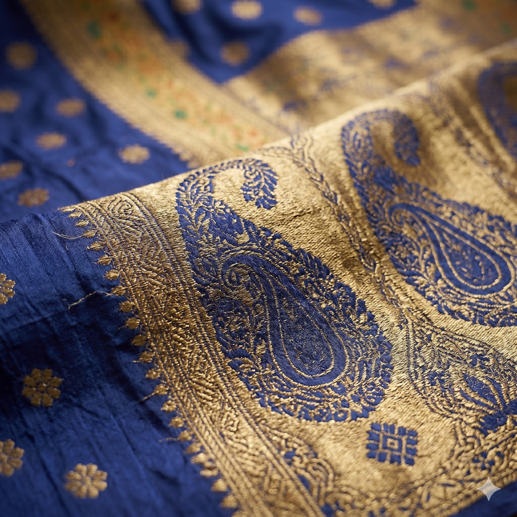 Inaaya Neelambara Organza Cotton Silk Saree