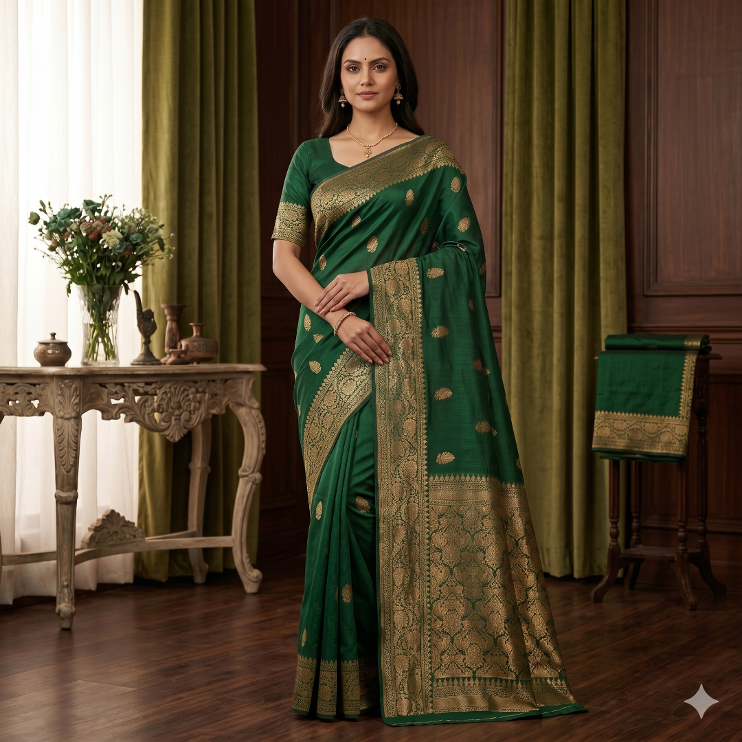 Vana Zari Silk Saree