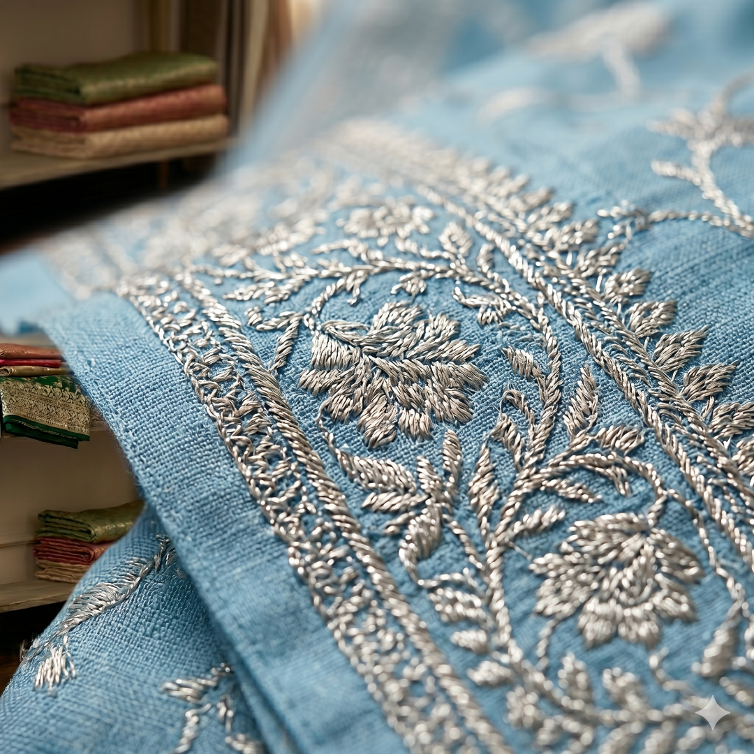 The Noor Banu Cotton Silk Saree