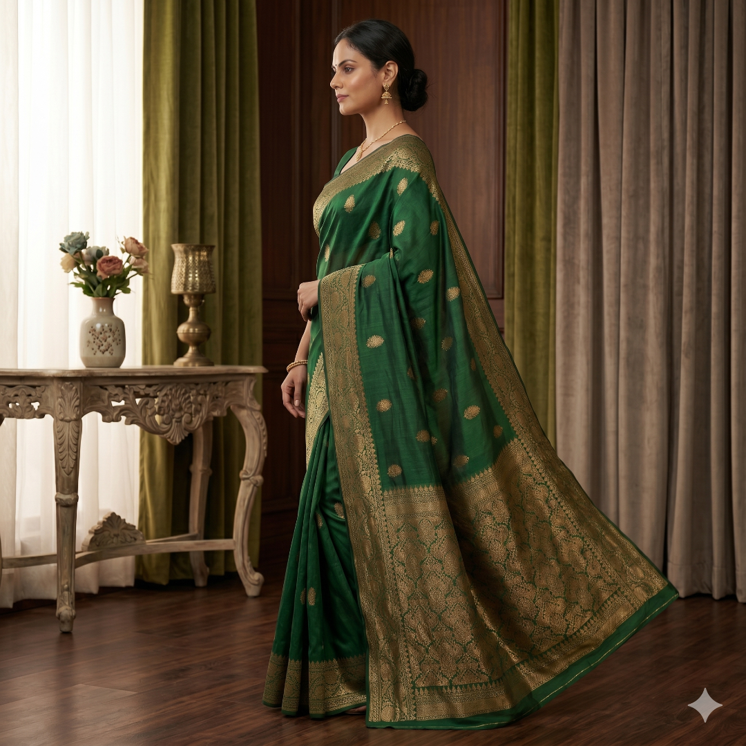 Vana Zari Silk Saree