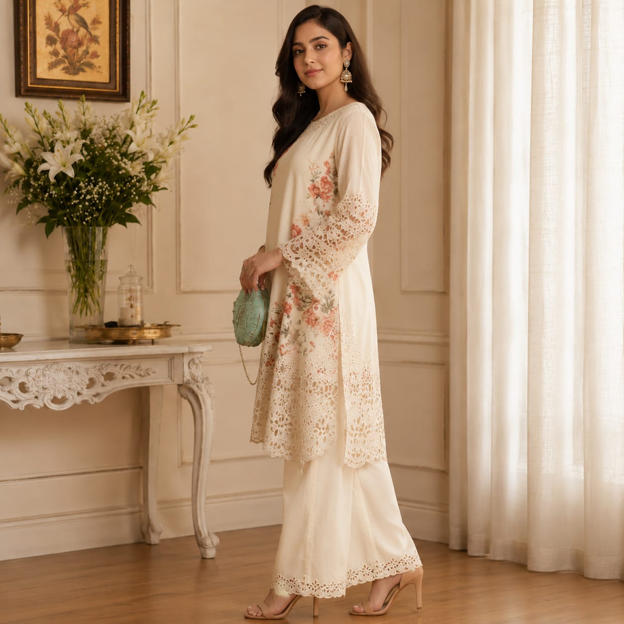 Mahira Luxe Bloom Ready-to-wear Dress