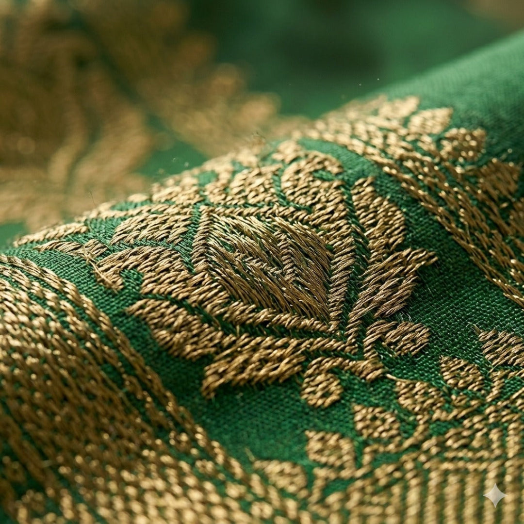 Royal Forest Meenakari Organza Saree